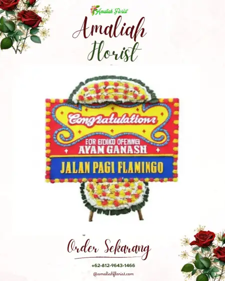 Sewa Papan Bunga Ngotet
